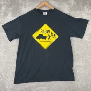 Vintage International Trucks Shirt Mens Large Black Tour 2005 Y2K Workwear